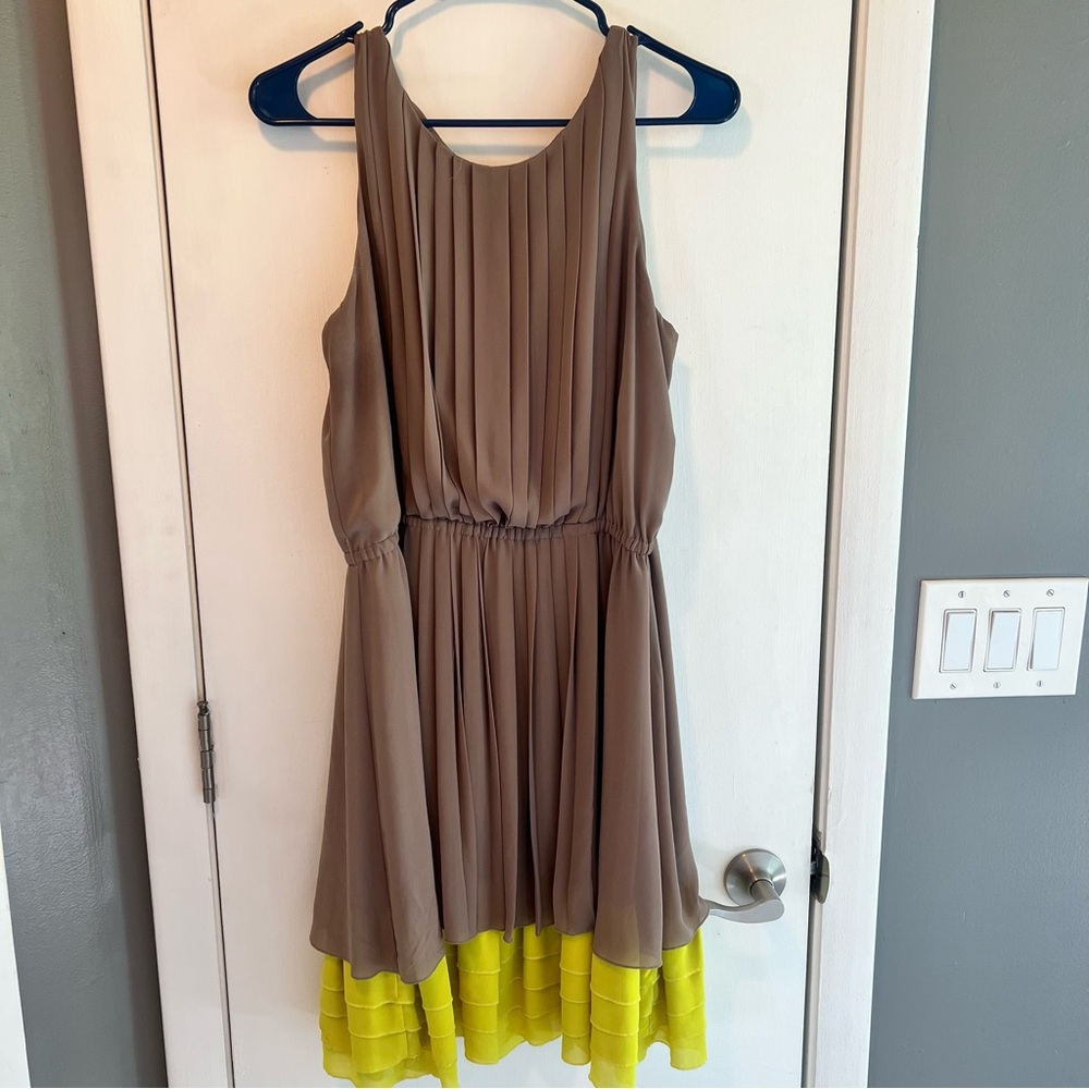 Jessica Simpson pleated dress (sz L)